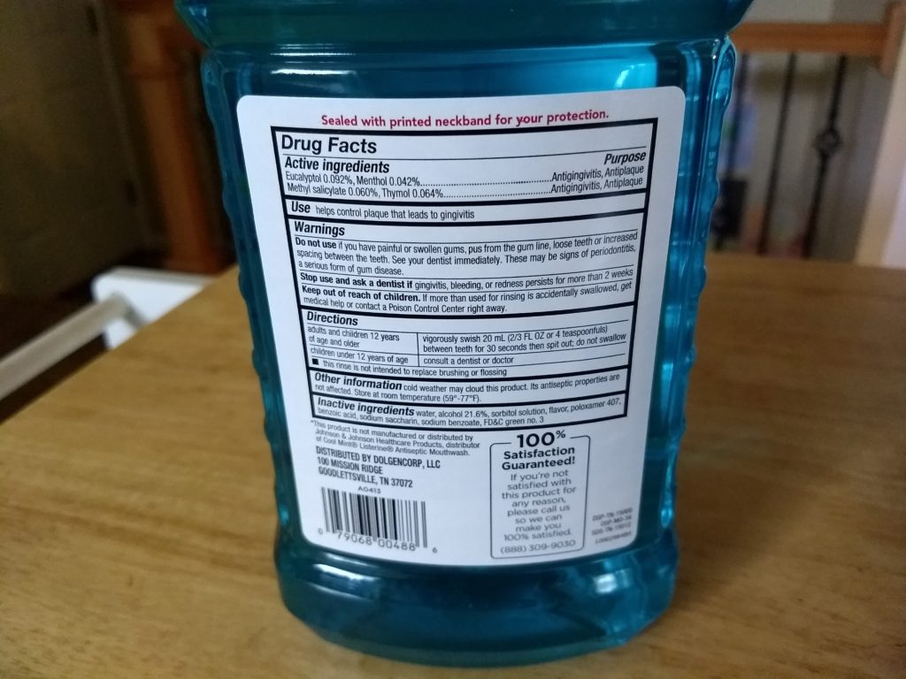 DG Health Antiseptic Mouthwash Dollar General DOLLAR STORE REVIEWER