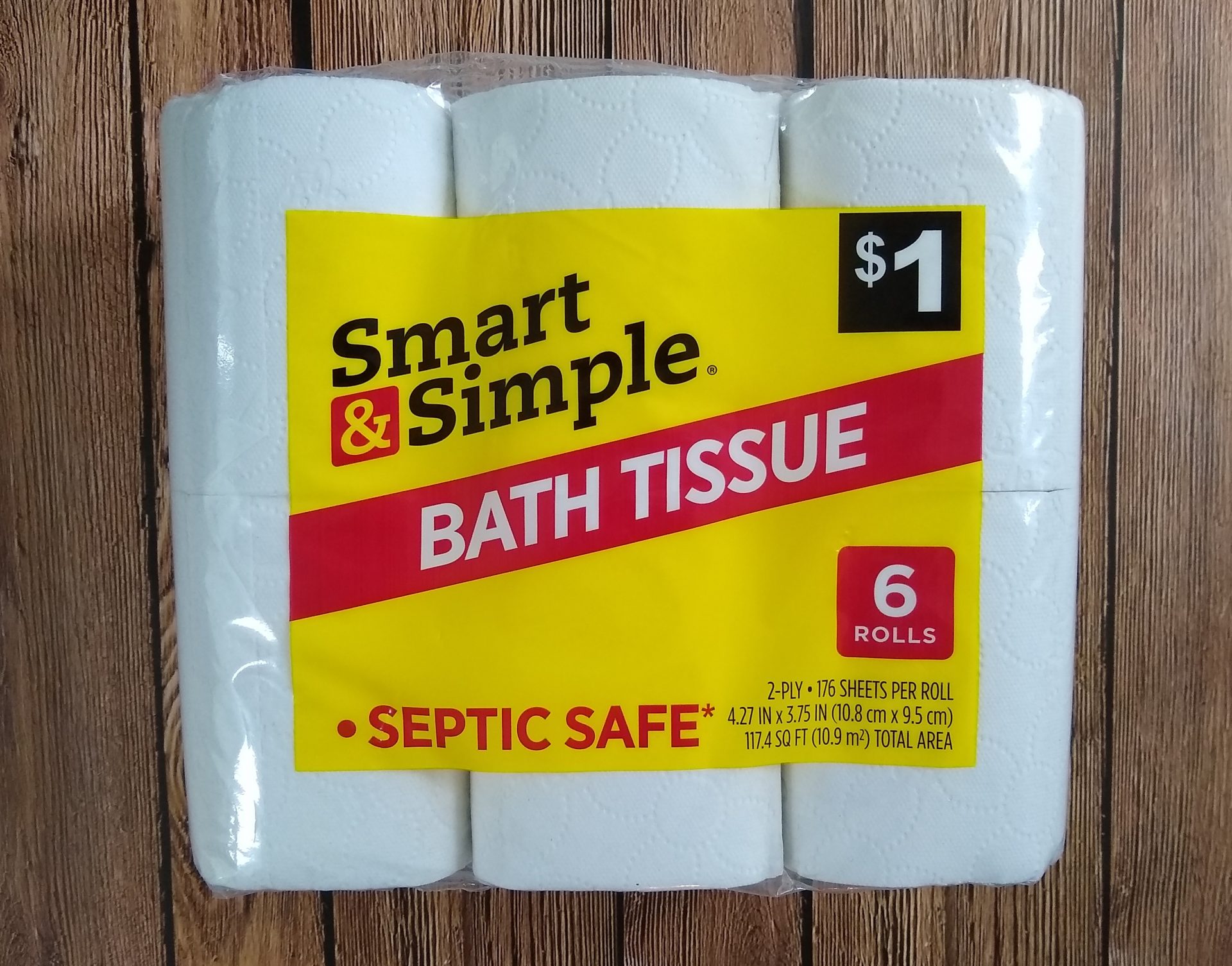 Smart & Simple Bath Tissue (Dollar General)