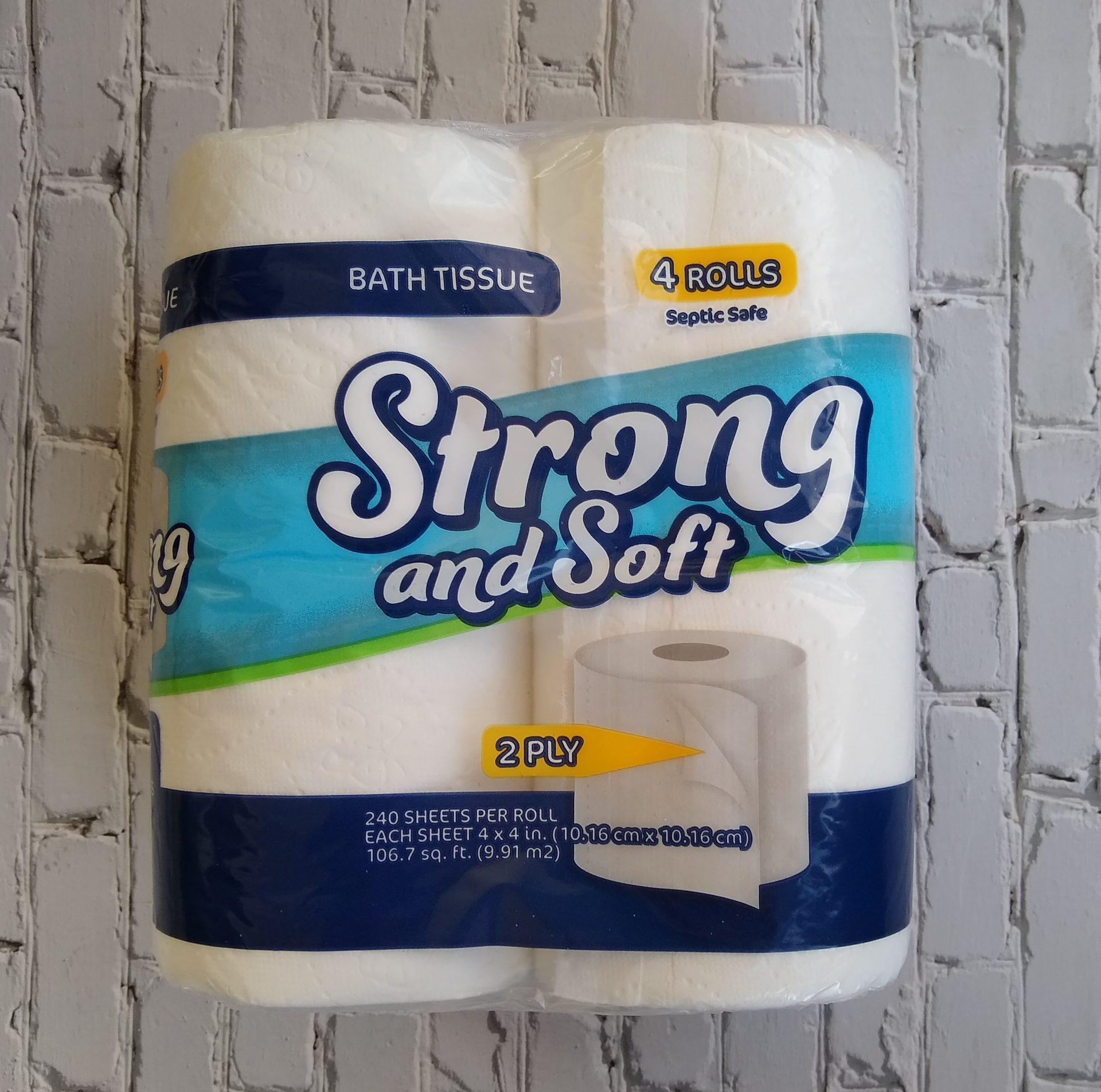 Strong and Soft Toilet Paper