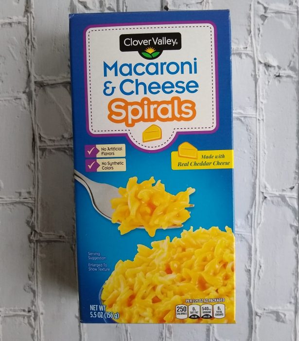 Clover Valley Macaroni and Cheese Spirals