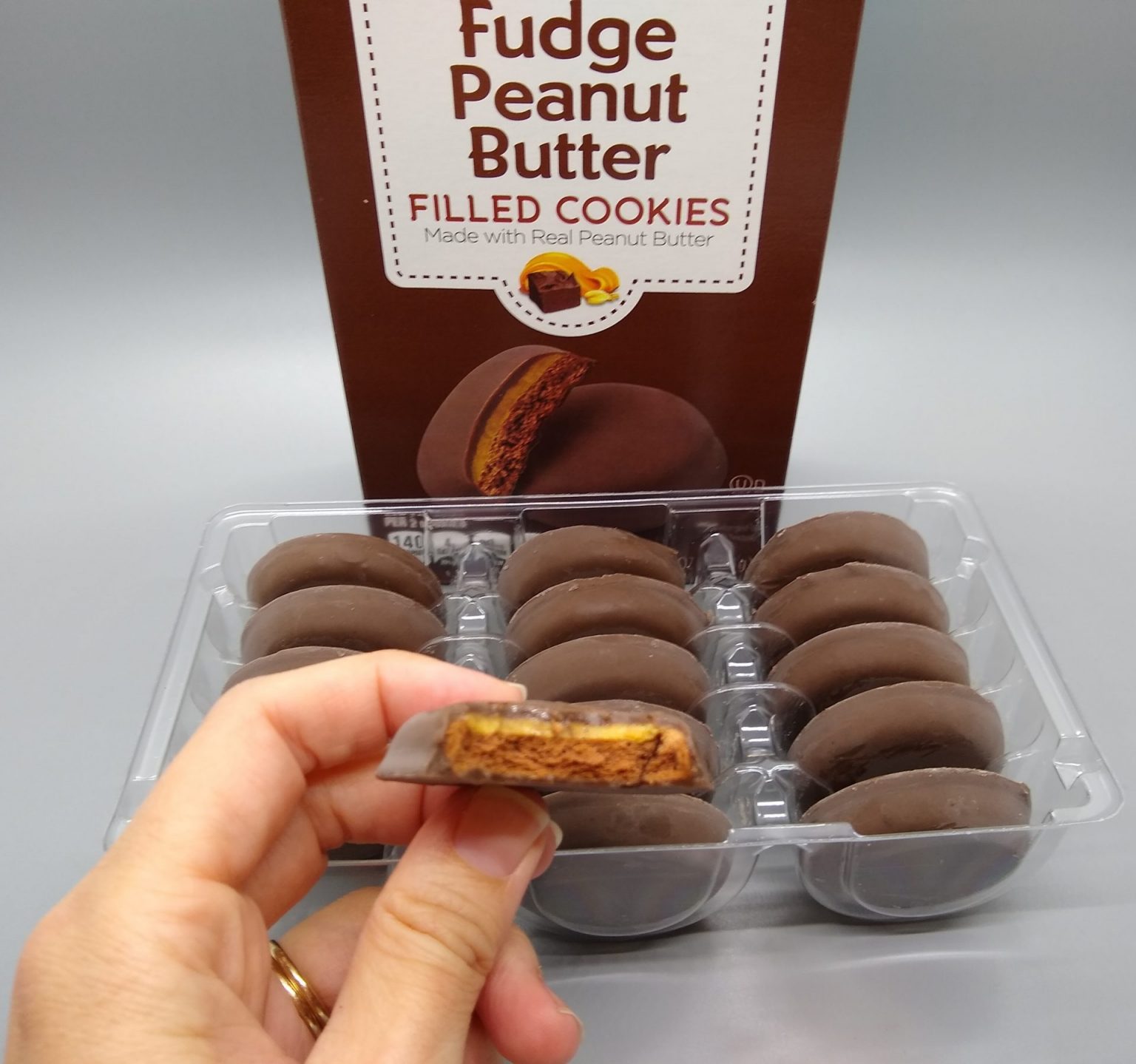 Clover Valley Fudge Peanut Butter Filled Cookies Dollar General Dollar Store Reviewer 5415