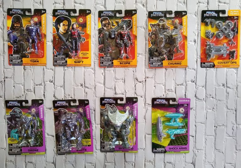 Final Faction Action Figures (Dollar Tree, Family Dollar)