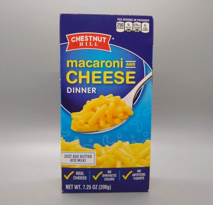 Chestnut Hill Macaroni and Cheese Dinner