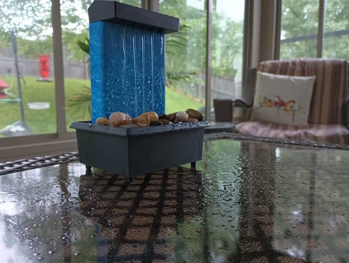 Dollar Tree LED Fountain with Stones